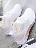 Women's Shoes - Flats Breathable Sports Mesh Hollow Out Walking Sneakers