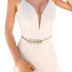 Madeline Love women's silver belt for elegant bridal looks