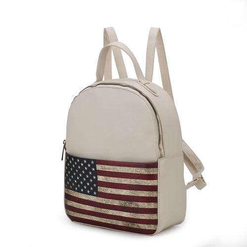 Wallets, Handbags & Accessories Briella Vegan Leather Women’s FLAG Backpack