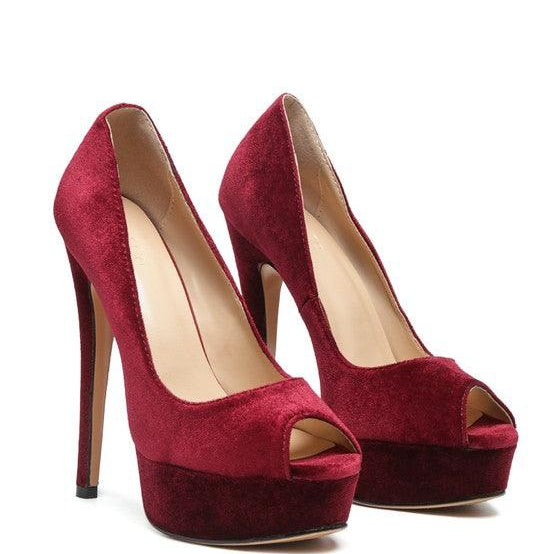 Women's Shoes - Heels Brielle High Heel Peep Toe Stiletto