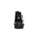 British luxury ankle boots with a sleek black leather design and durable sole for stylish comfort
