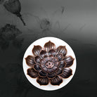 Bronze lotus incense burner for a calming home atmosphere