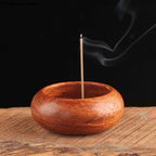Bronze lotus incense burner, elegant design for aromatherapy use
