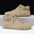 Beige Brooks sports shoes, suede material, designed for casual wear