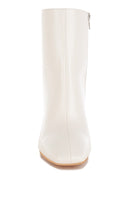 Stylish brown leather ankle boots for women with a sleek design and zipper closure