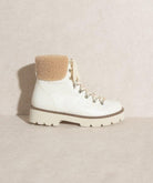 Women's Shoes - Boots Brown Or White Aaliyah Winter Ankle Boots