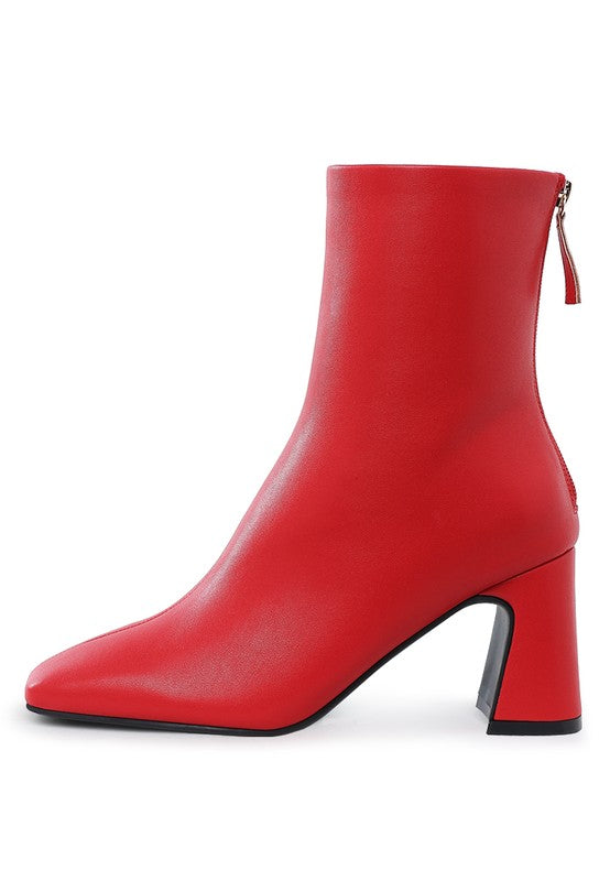 Stylish brown vegan leather ankle boots for women, perfect for trendy fall outfits