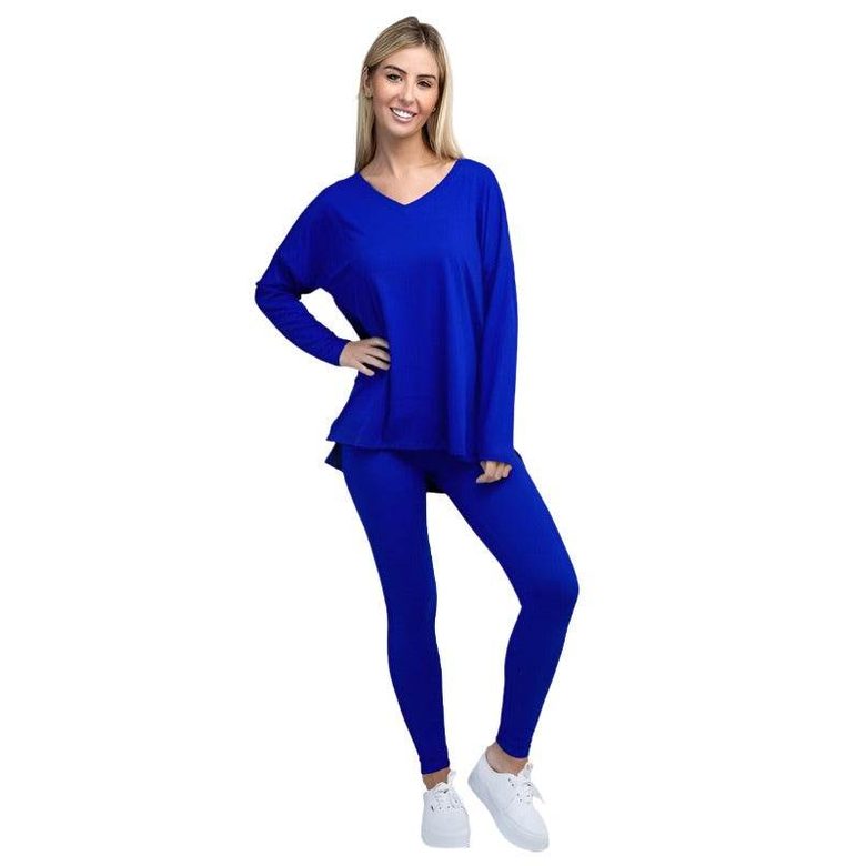 Brushed DTY Microfiber Loungewear Set - VacationGrabs