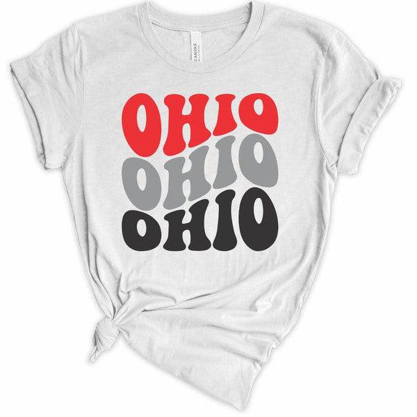 Women's Shirts Buckeyes Color Groovy Ohio Softstyle Tee