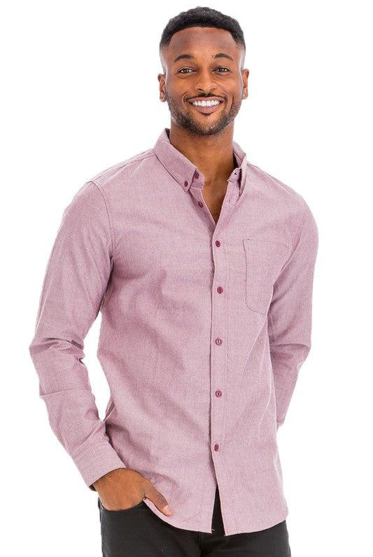 Men's Shirts Business Casual Long Sleeve Shirts For Men
