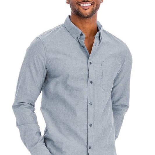 Men's Shirts Business Casual Long Sleeve Shirts For Men
