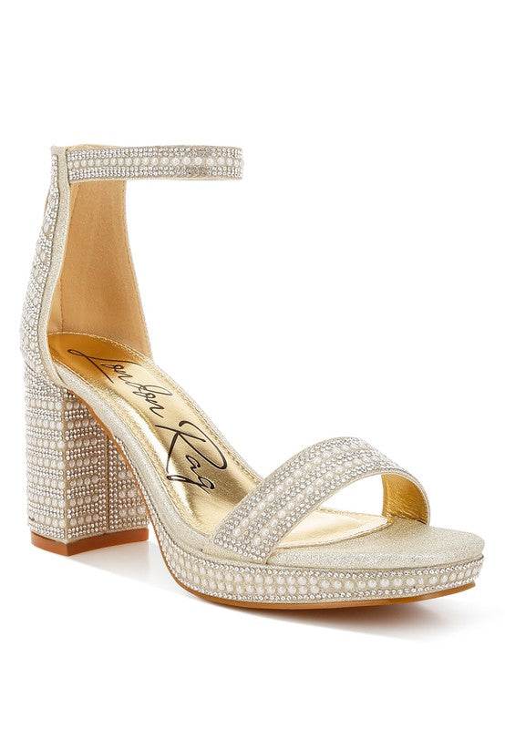 Mejuri Rhinestones And Pearl Embellished Sandals - VacationGrabs
