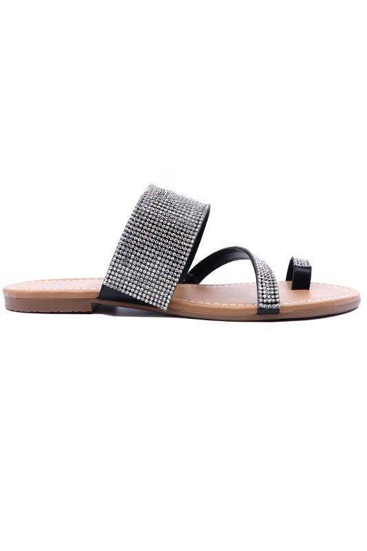 Women's Shoes Rhinestone Sandals Lexi12 - VacationGrabs