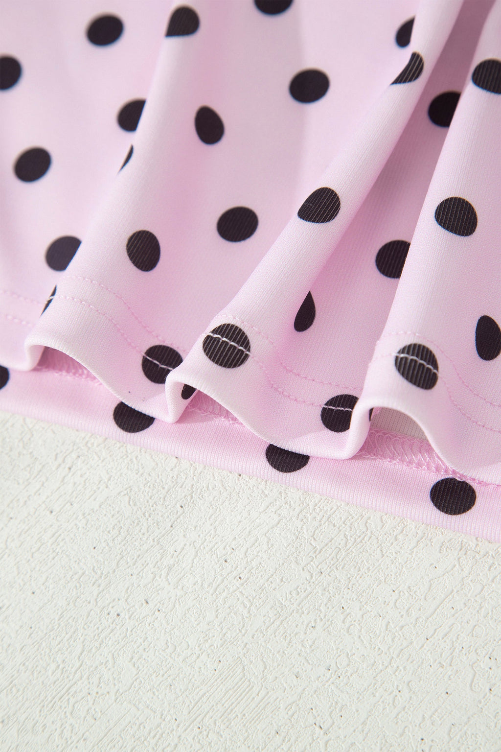 Polka Dot Halter Tank & Elastic Shorts Set