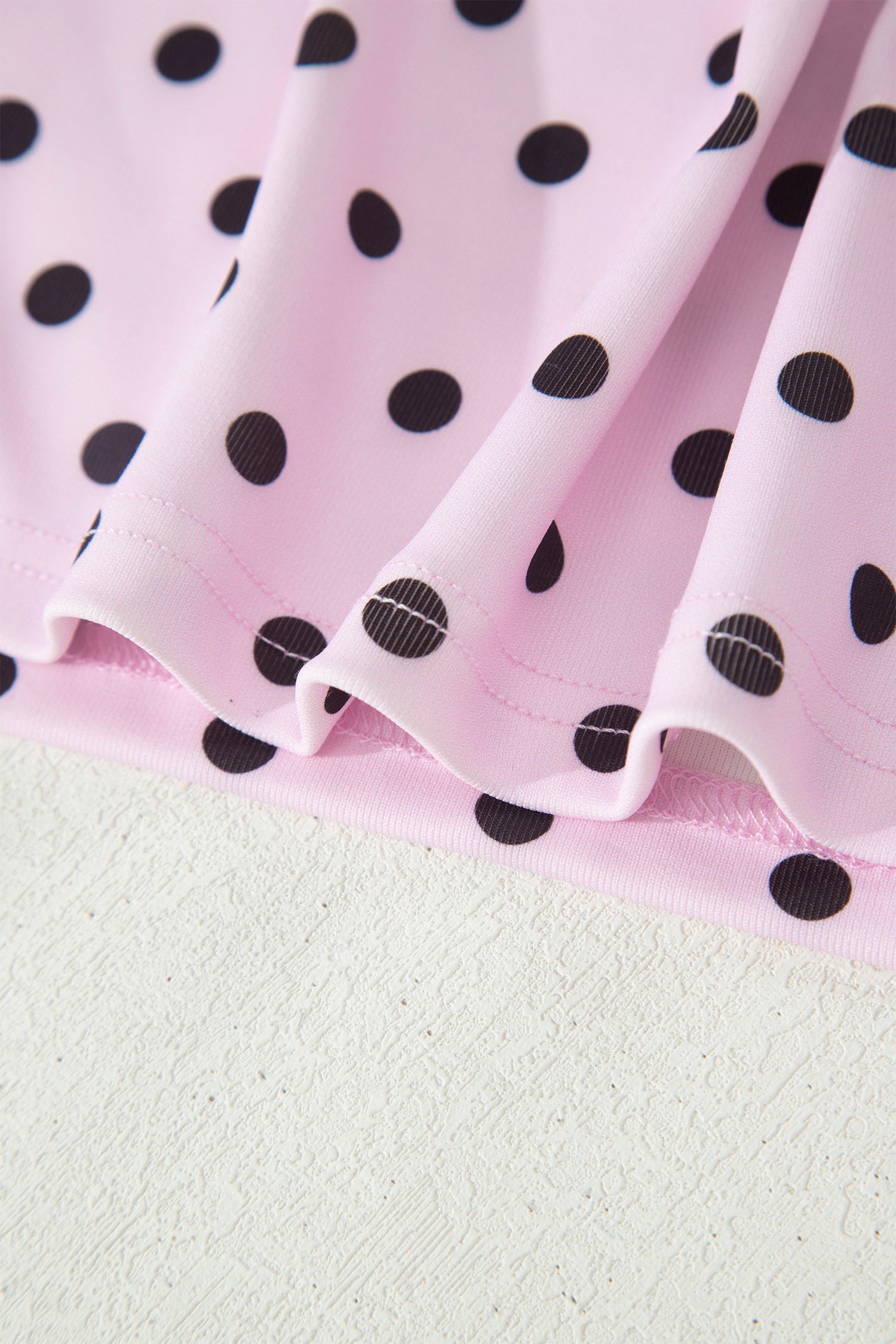 Polka Dot Halter Tank & Elastic Shorts Set