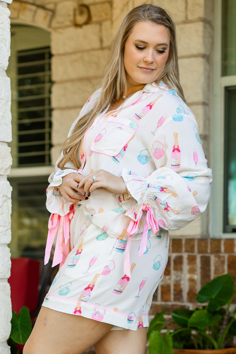 Milani Plus Size Pajama Set