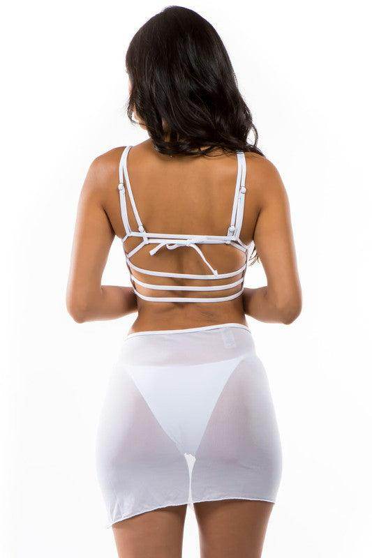 Mesh Cover Two-Piece Set - VacationGrabs