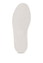 Rag Company women's embellished chunky sneakers, white rubber sole for casual wear