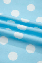 Polka Dot Short Sleeve Top & Drawning Pants Set