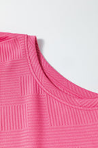 Textured Top and Pants Set