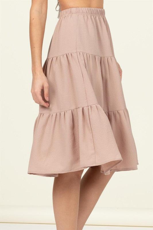 Women's Skirts Call It A Day Tiered Midi Skirt