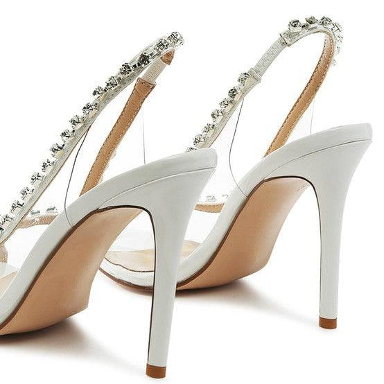 Women's Shoes - Sandals Camarine Clear Stiletto Sling-Back
