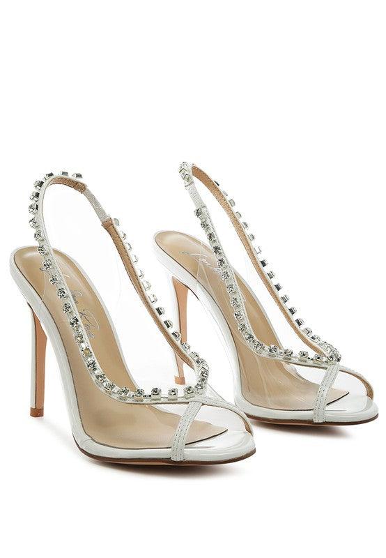 Women's Shoes - Sandals Camarine Clear Stiletto Sling-Back