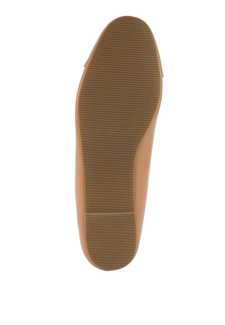 Camella Round Toe Ballerina Flat Shoes