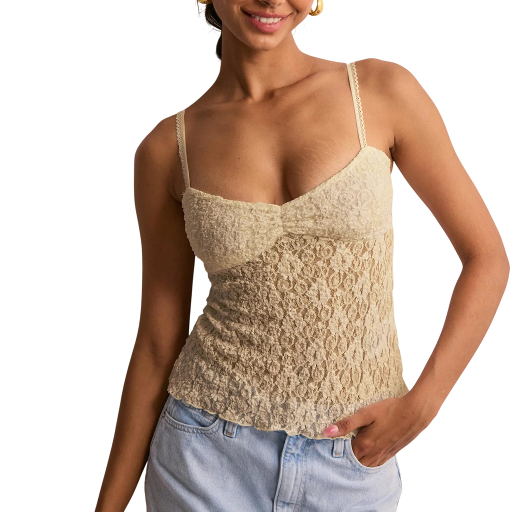 Lace Camisole for Women's Vacation Wardrobe Refresh