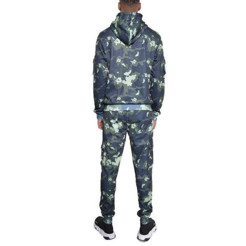 Men's 2PC camouflage tracksuit for men with a stylish and comfortable design