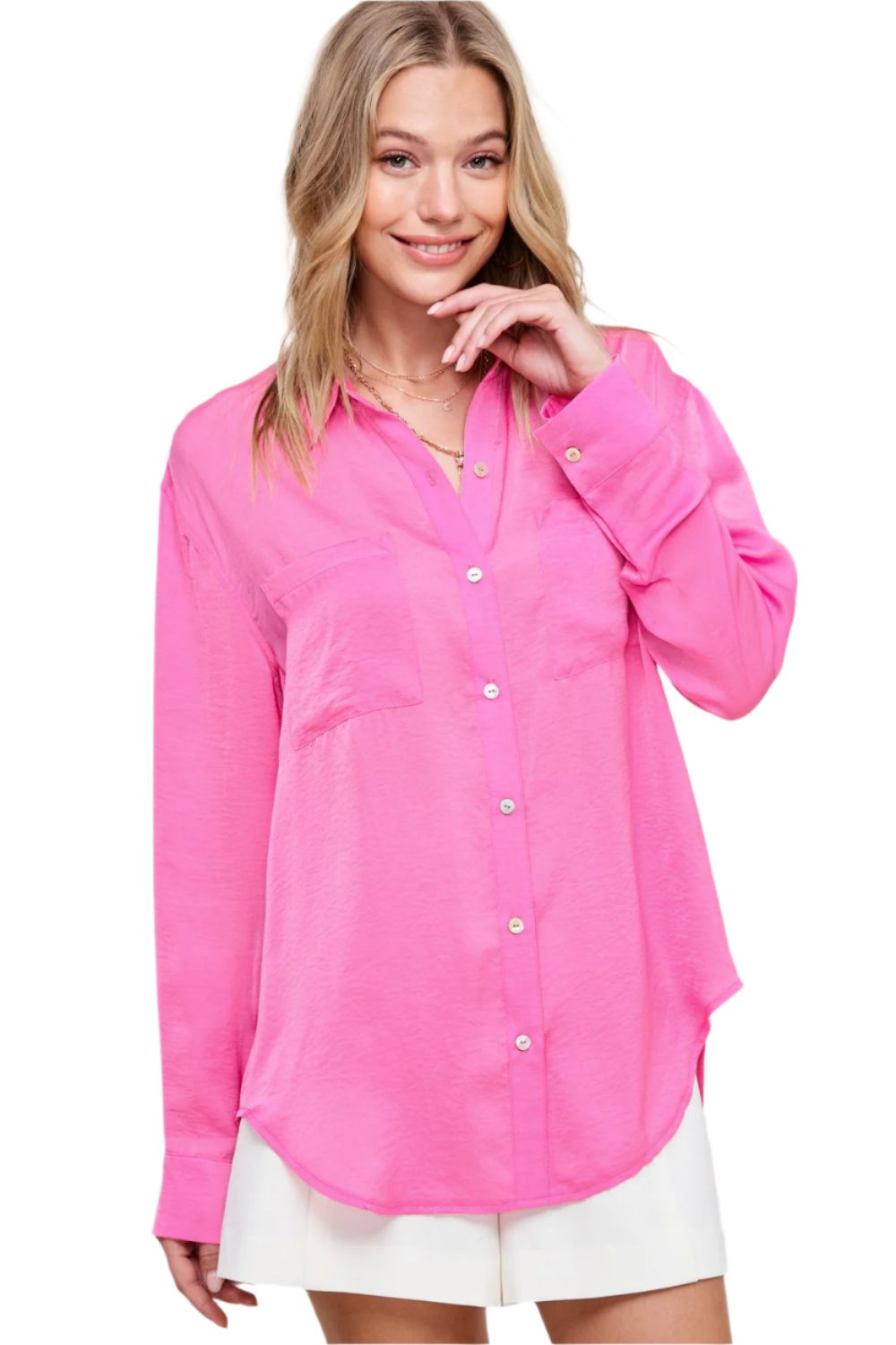 Women's ShirtsWomen's Long Sleeve Hazel Top - VacationGrabs