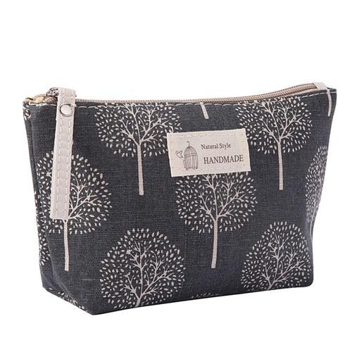 Travel Essentials - Toiletry Bags Canvas Makeup Bags With Multicolor Pattern Cute Pouches For...