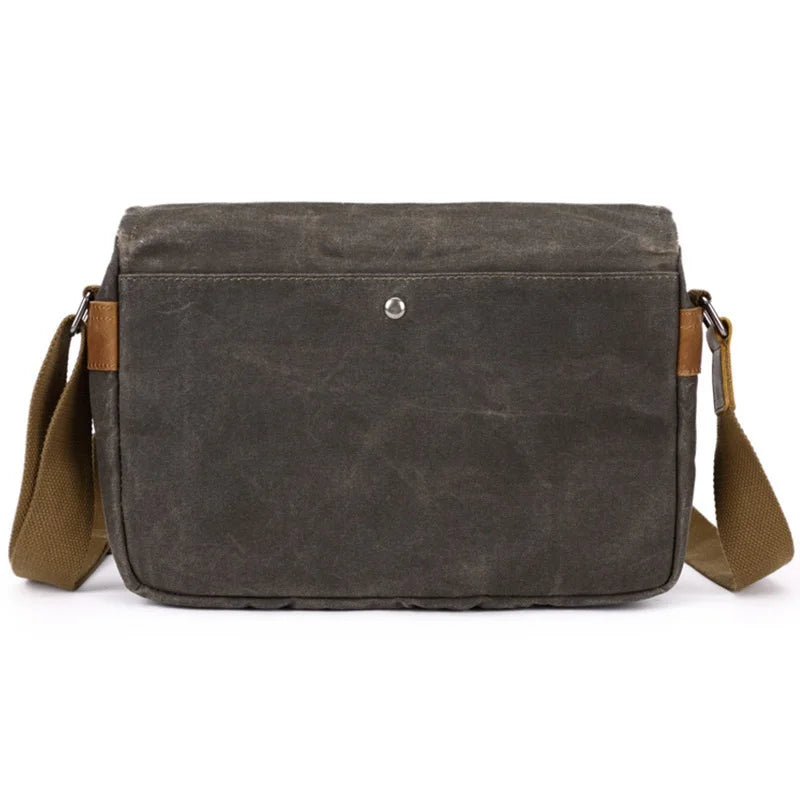 Gray canvas totes bag for everyday use with adjustable strap