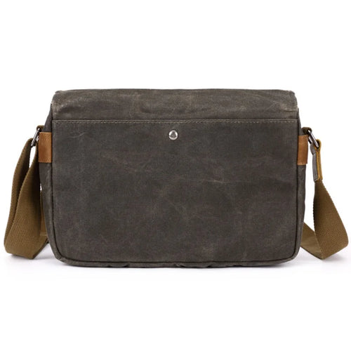 Gray canvas totes bag for everyday use with adjustable strap