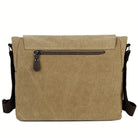 Brown canvas totes bag with adjustable straps for everyday use