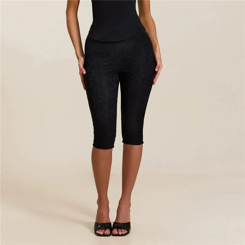 Women's black capri dress pants, perfect for casual outings