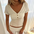 Women's white cardigan cardigan, soft cotton blend for casual wear