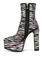 Women's Shoes - Boots Cartier Pattern Embellishment Platform Boots