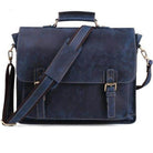 Casual blue messenger bag with adjustable strap and stylish design for everyday use