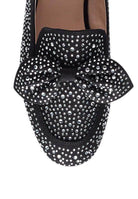 Rag Company casual bow loafers with sparkling rhinestone embellishments and a stylish bow detail