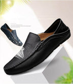 VacationGrabs lightweight casual loafers featuring perforated design for breathability and comfort