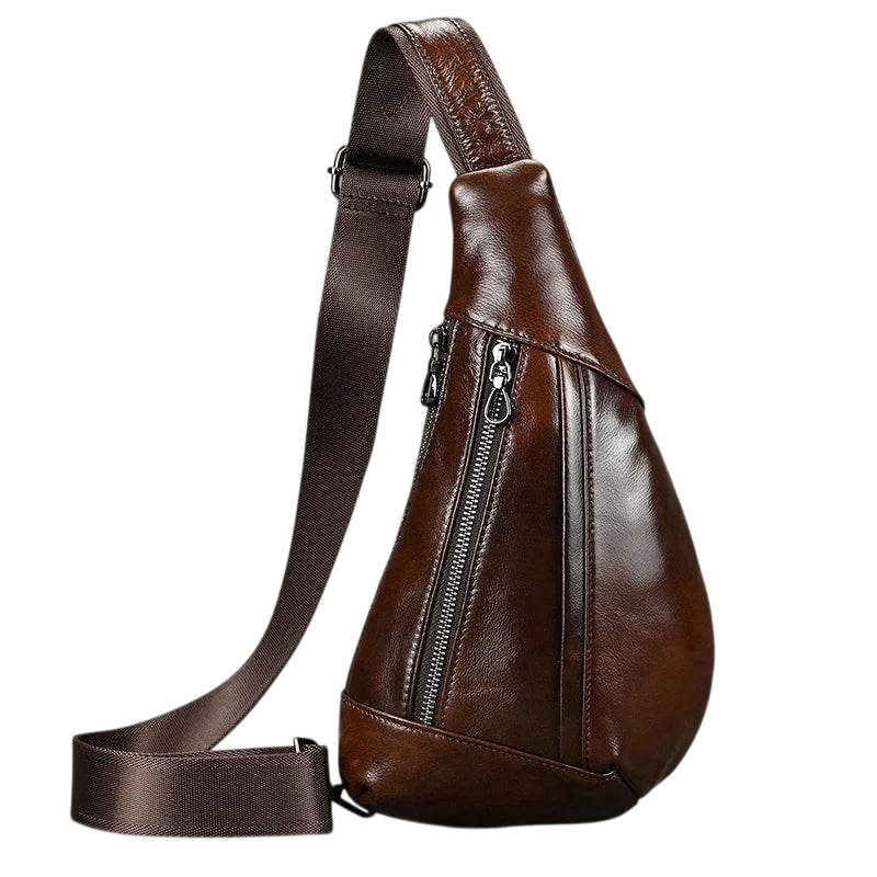 Sac à bandoulière en cuir pour homme décontracté