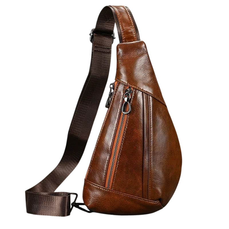 Sac à bandoulière en cuir pour homme décontracté
