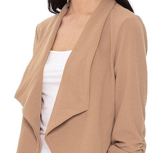 Women's Coats & Jackets Casual Open Front Waist Length Blazer Womens