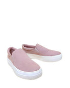 Casual pink sneakers for women with slip-on design and white outsole for comfortable everyday wear