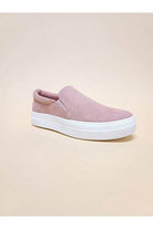 Casual pink sneakers for women with slip-on design and white sole for everyday comfort