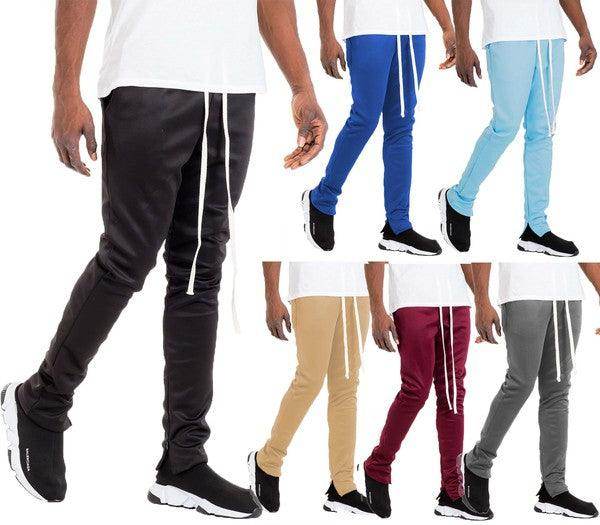 WEIV Men's Joggers in multiple colors, ideal casual track pants for travel and everyday wear