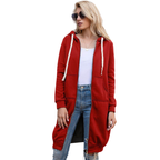 VacationGrabs Casual Travel Hoodie Cardigan for Women