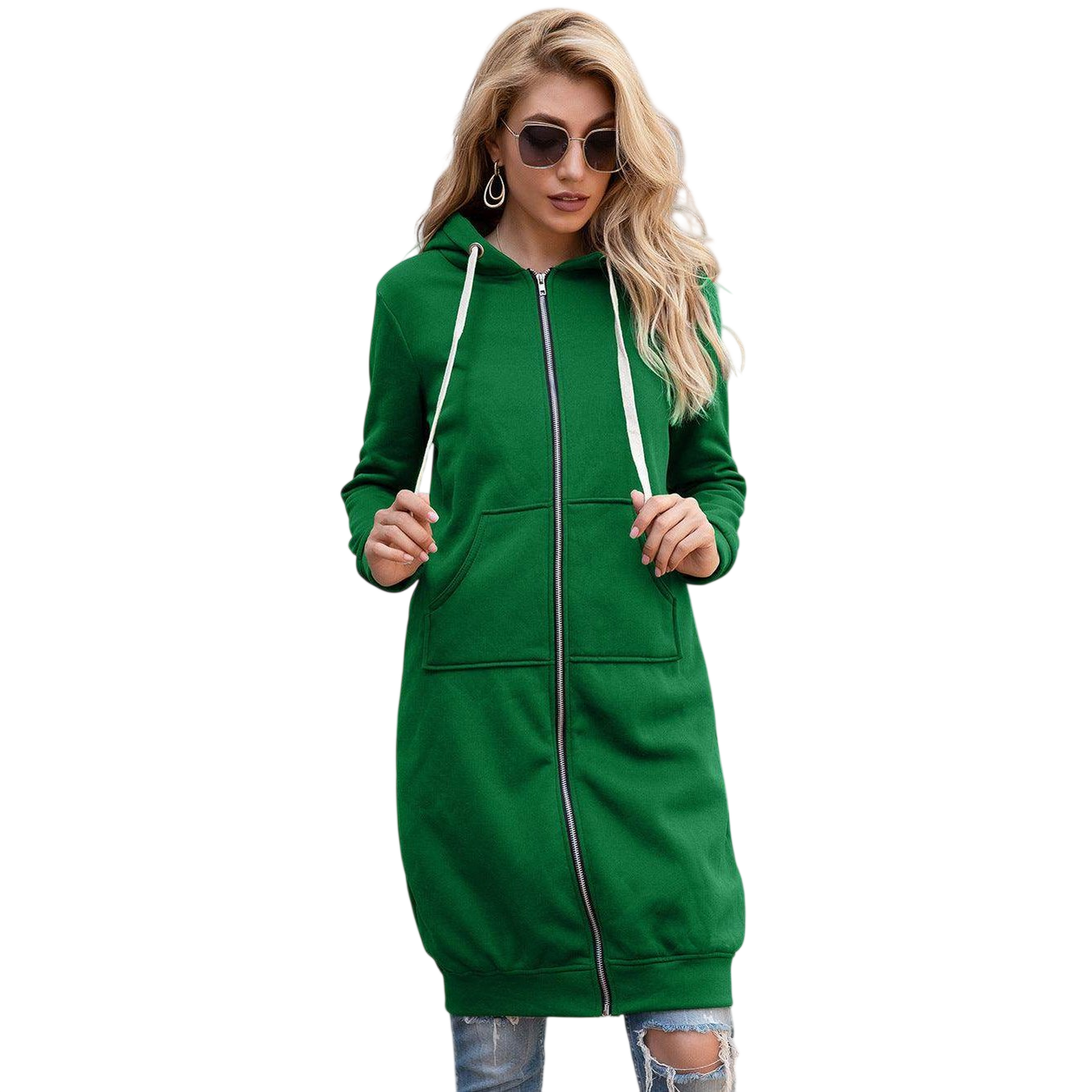 VacationGrabs Casual Travel Hoodie Cardigan for Women