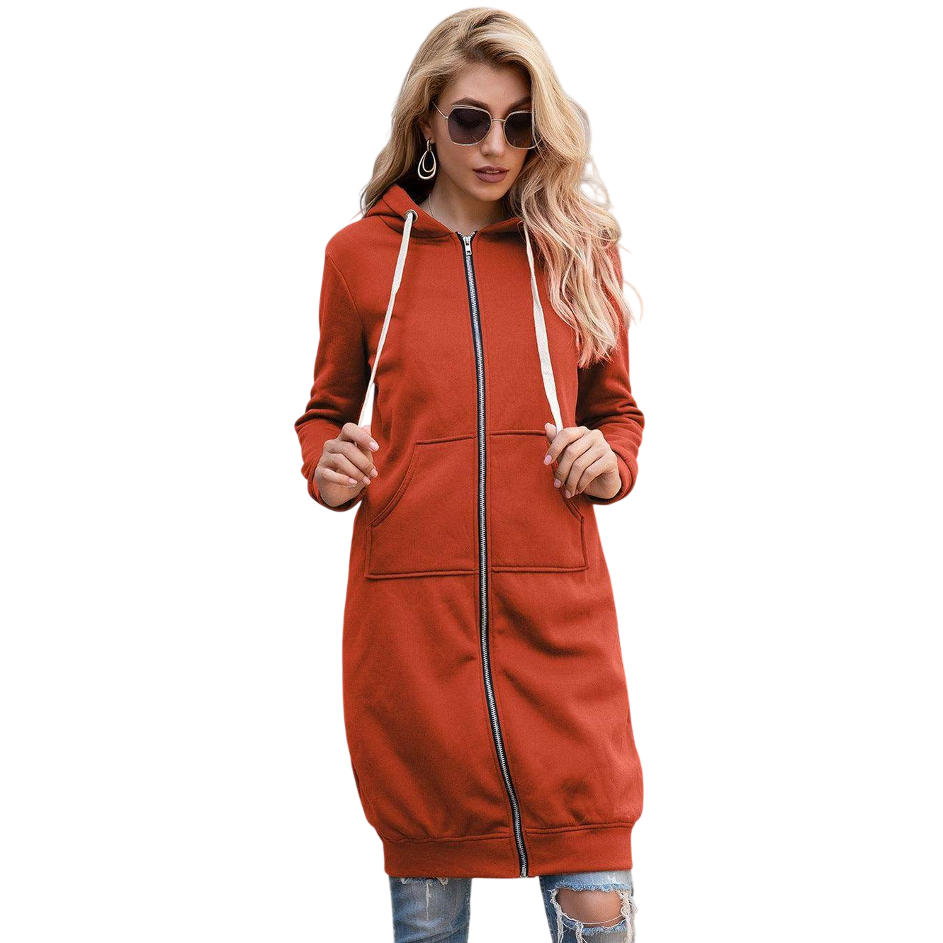 VacationGrabs Casual Travel Hoodie Cardigan for Women